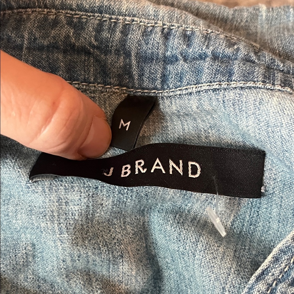 J Brand Light Blue Denim Cotton Shirt, NWOT - Picture 5 of 5